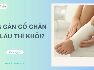Mẹo nhỏ chữa bong gân cổ chân tại nhà hiệu quả