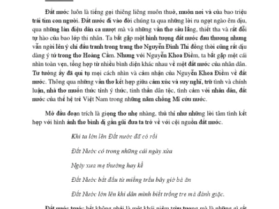 Phân tích bài thơ Đất Nước: Chiều sâu và cảm xúc
