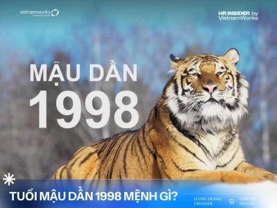 Sinh năm 1998 tuổi Mậu Dần mệnh gì, hợp tuổi nào và màu gì năm 2026