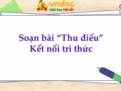 Soạn bài Thu điếu lớp 8 ngắn nhất đầy đủ và chi tiết