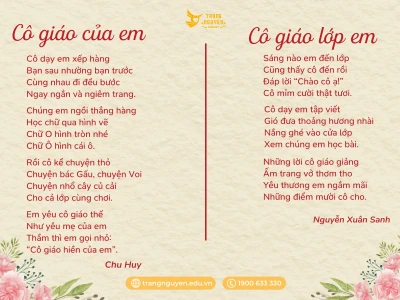 Tuyển tập bài thơ tri ân người lái đò ý nghĩa sâu sắc