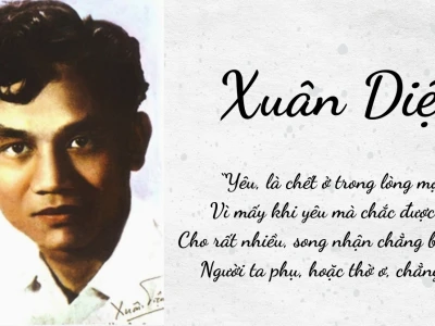 Tuyển tập thơ Xuân Diệu về tình yêu lãng mạn và nồng cháy nhất